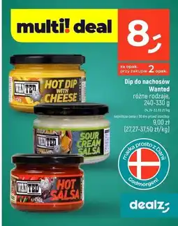 Dealz Sos hot dip with cheese Wanted oferta