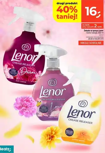 Dealz Płyn na zagięcia love Lenor Crease Releaser oferta