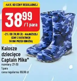 Polomarket Kalosze dziecięce Captain Mike oferta