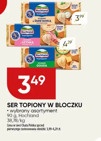 Chata Polska Ser topiony w bloczku Hochland oferta