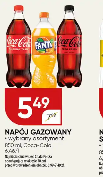 Chata Polska Napój gazowany Coca-Cola oferta