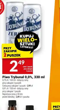 Twój Market Piwo Trybunał 0,0% oferta