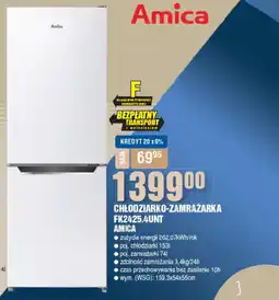Chłodziarko-zamrażarka fk2425.4unt amica