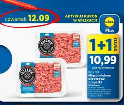 Lidl Mięso mielone z łopatki wieprzowej Rzeźnik codzienna dostawa oferta
