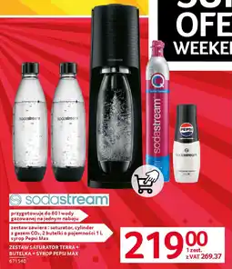 Selgros Sodastream zestaw saturator terra oferta