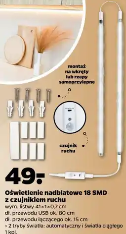Netto Oświetlenie nadblatowe smd z czujnikiem ruchu oferta