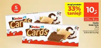 Dealz Ciastka Kinder Cards oferta