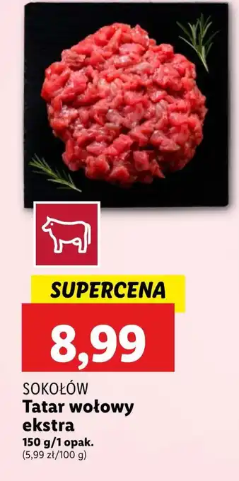 Lidl Tatar wołowy Sokołów oferta