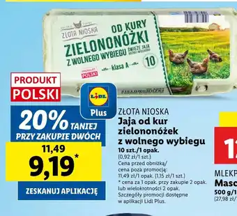 Lidl Jaja Złota nioska oferta