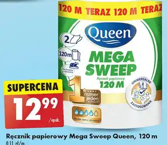 Biedronka Ręcznik kuchenny mega sweep 120 m Queen oferta