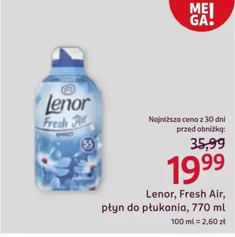 Rossmann Płyn do płukania tkanin Lenor oferta