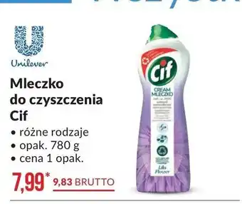 Makro Mleczko do czyszczenia Cif 780g oferta