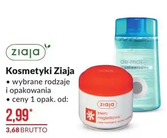 Makro Kosmetyki Ziaja wybrane rodzaje oferta