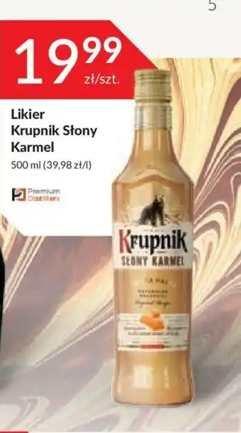 Stokrotka Likier Krupnik Słony Karmel 500ml oferta