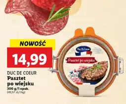 Lidl Duc De Coeur Pasztet po wiejsku oferta