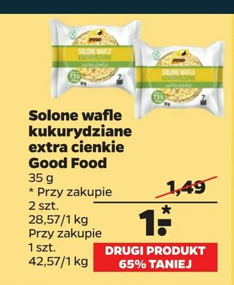 Netto Solone wafle kukurydziane extra cienkie Good Food oferta