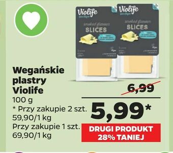 Netto Wegańskie plastry Violife oferta
