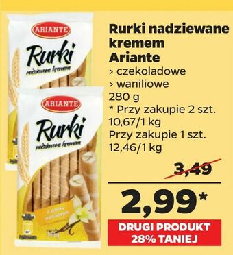 Netto Rurki nadziewane kremem Ariante oferta