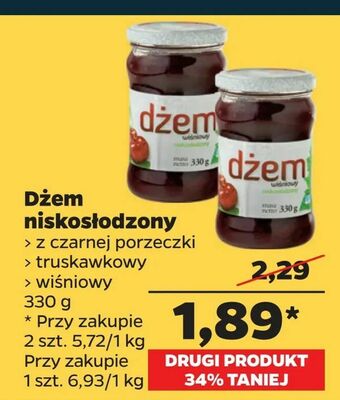 Netto Dżem niskosłodzony oferta