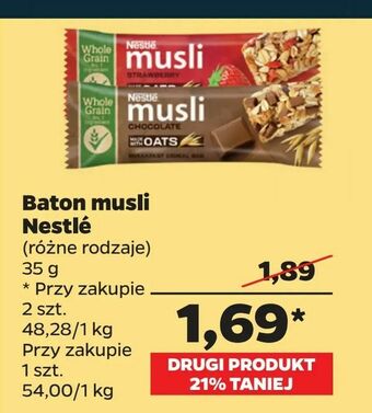 Netto Baton musli Nestlé oferta
