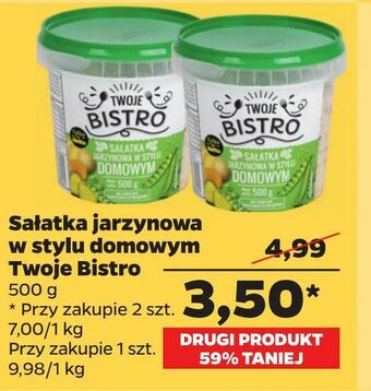 Netto Sałatka jarzynowa w stylu domowym Twoje Bistro oferta