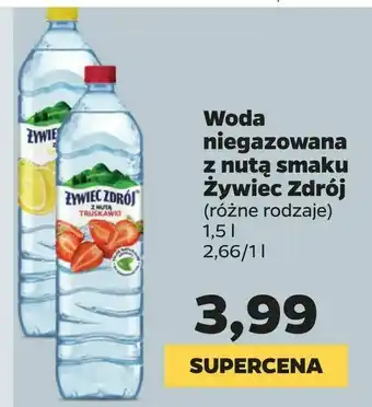 Netto Woda niegazowana z nutą smaku Żywiec Zdrój oferta