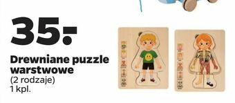 Netto Drewniane puzzle warstwowe oferta