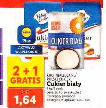 Lidl Cukier biały 1kg oferta