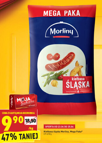 Biedronka Kiełbasa śląska 1kg oferta
