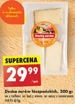 Biedronka Deska serów hiszpańskich oferta
