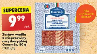 Biedronka Zestaw wędlin z wieprzowiny rasy iberyjskiej Gourmês oferta