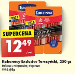 Biedronka Kabanosy Exclusive Tarczyński oferta