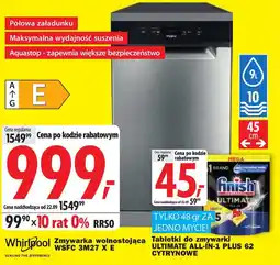 Media Expert Zmywarka wolnostojąca Whirlpool oferta