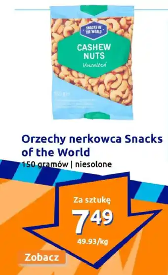 Action Orzechy nerkowca Snacks of the World oferta