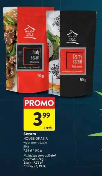 Intermarche Sezam czarny House of asia oferta