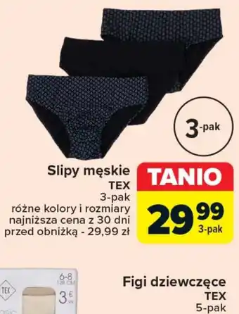 Carrefour Slipy męskie TEX oferta