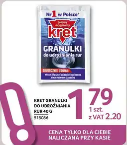 Selgros Kret granulki do udrożniania rur oferta