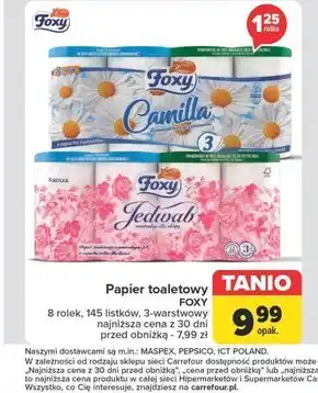 Carrefour Papier toaletowy Foxy oferta