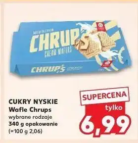 Kaufland Waffle śmietankowe chrups! Cukry nyskie oferta