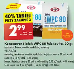 Biedronka Koncentrat białek WPC 80 Mlekovita oferta