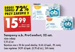 Biedronka Tampony o.b. ProComfort oferta