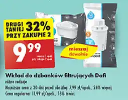 Biedronka Wkład do dzbanków filtrujących Dafi oferta