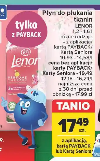 Carrefour Płyn do płukania tkanin LENOR oferta