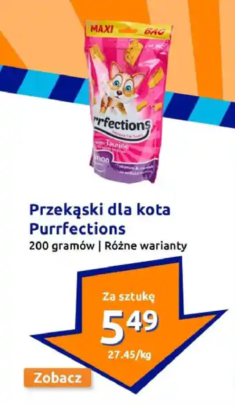 Action Przekąski dla kota Purrfections oferta