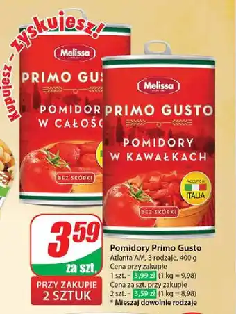 Dino Pomidory w całości Melissa primo gusto tomatera oferta