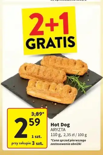 Intermarche Przekąska hot dog Aryzta oferta