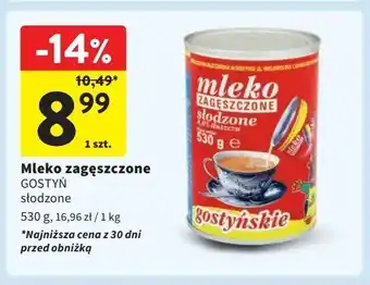 Intermarche Mleko zagęszczone słodzone Gostyń oferta