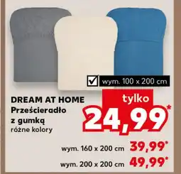 Kaufland Prześcieradło z gumką Dream at home oferta