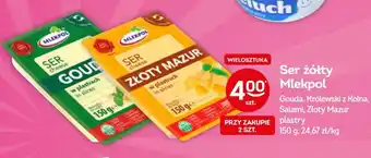 Żabka Ser żółty Mlekpol 150g oferta