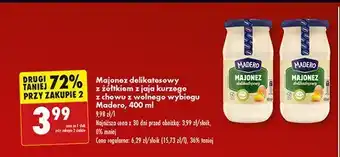 Biedronka Majonez delikatesowy Madero oferta